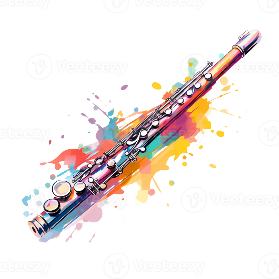 Abstract Illustration of Musical Instruments png
