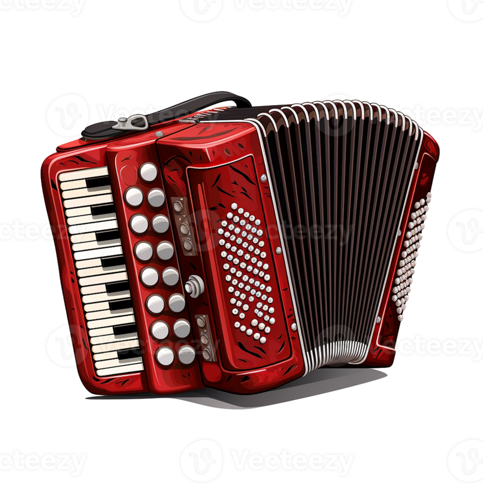Detailed Illustration of Musical Instruments png
