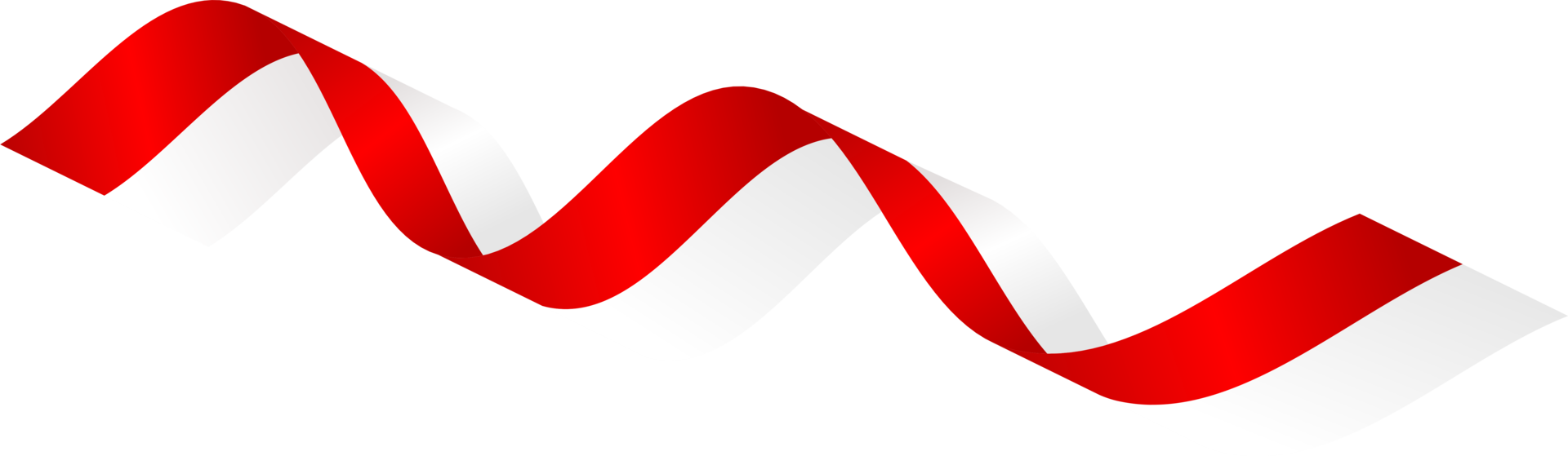 Indonésia bandeira fita, indonésio bandeira fita vermelho branco transparente png