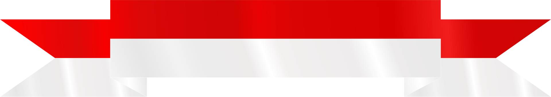 Indonésia bandeira fita, indonésio bandeira fita vermelho branco transparente fundo png