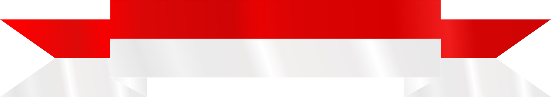 Indonésie drapeau ruban, indonésien drapeau ruban rouge blanc transparent Contexte png