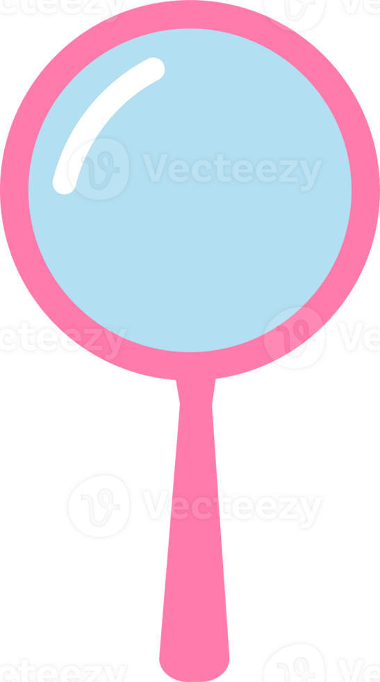 pink magnifying glass icon 26795515 PNG