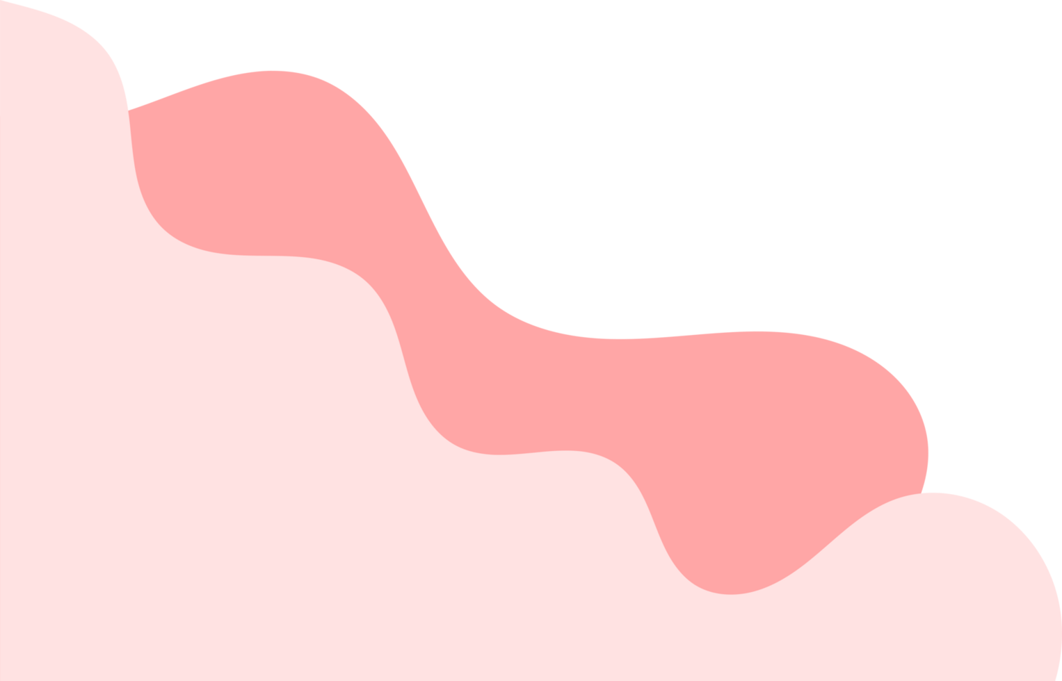 pink wavy corners. wavy corner illustration. pink fluid corner png