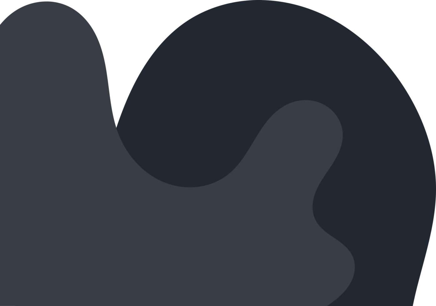dark wavy corner. fluid corner illustration png