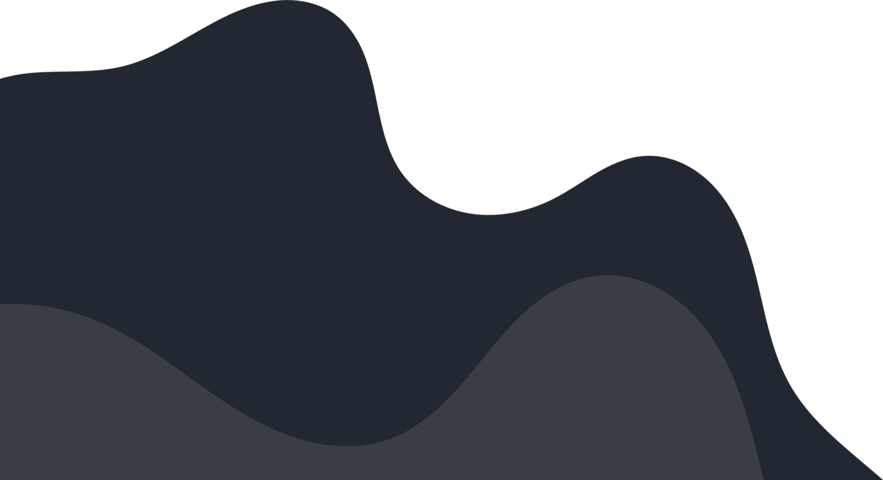 dark wavy corner. fluid corner illustration png