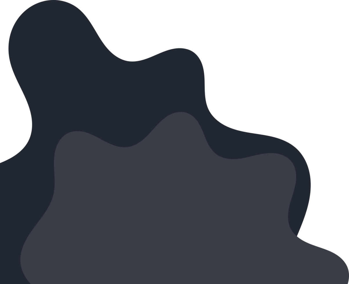 dark wavy corner. fluid corner illustration png