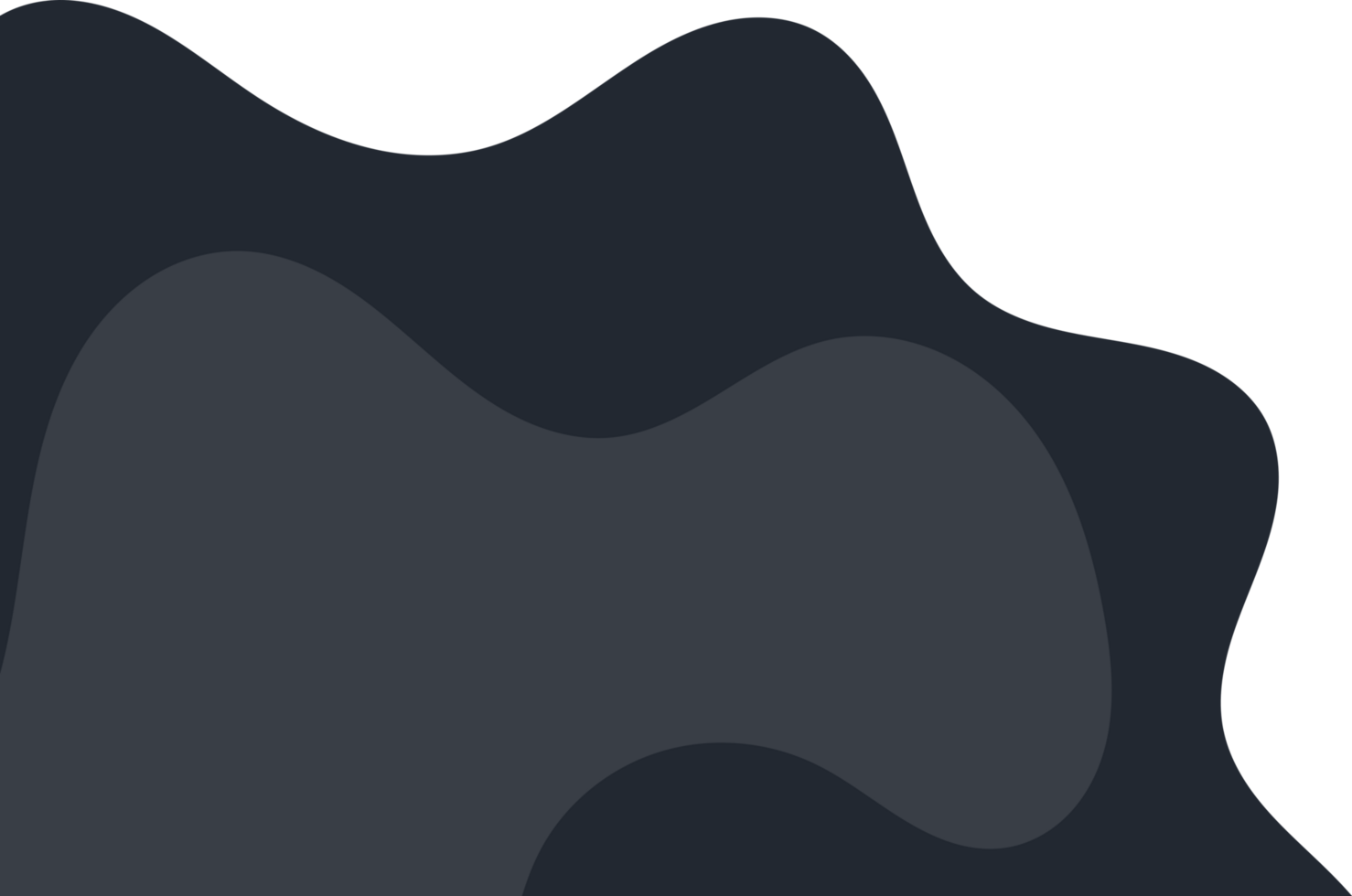 dark wavy corner. fluid corner illustration png