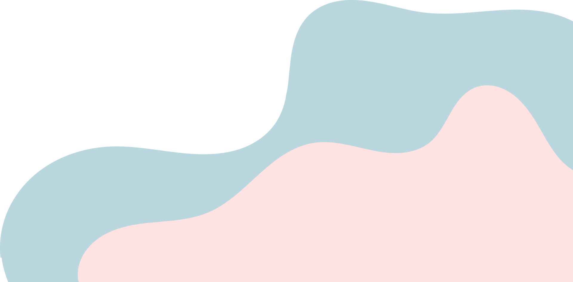 blue pink wavy corner. fluid corner illustration png