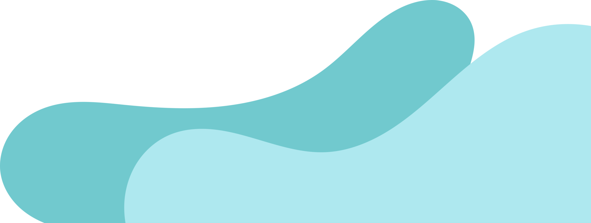 teal wavy corner. fluid corner illustration suitable for background, layout, banner. free png