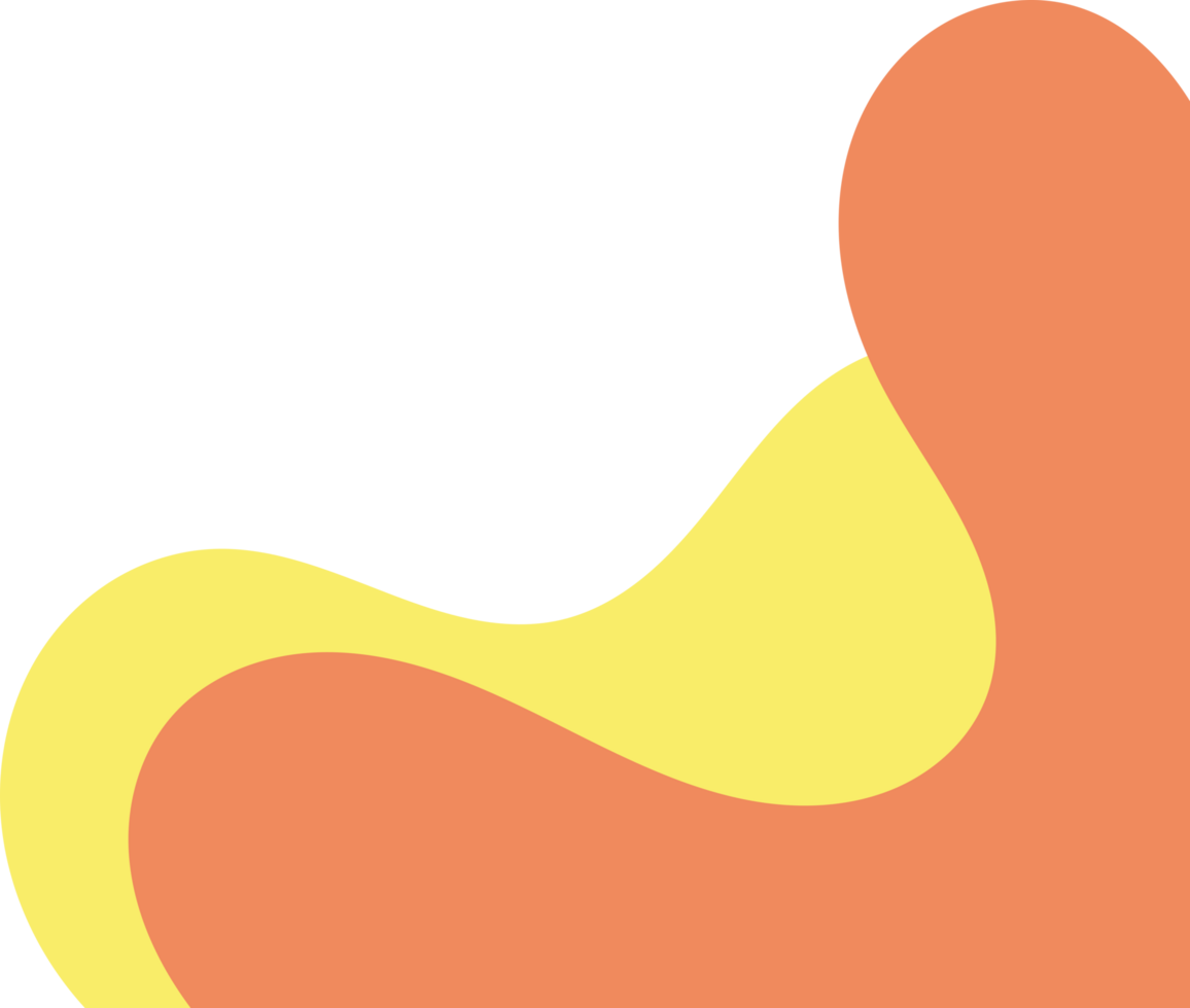 yellow orange wavy corner. fluid corner illustration suitable for background, layout, banner. free png