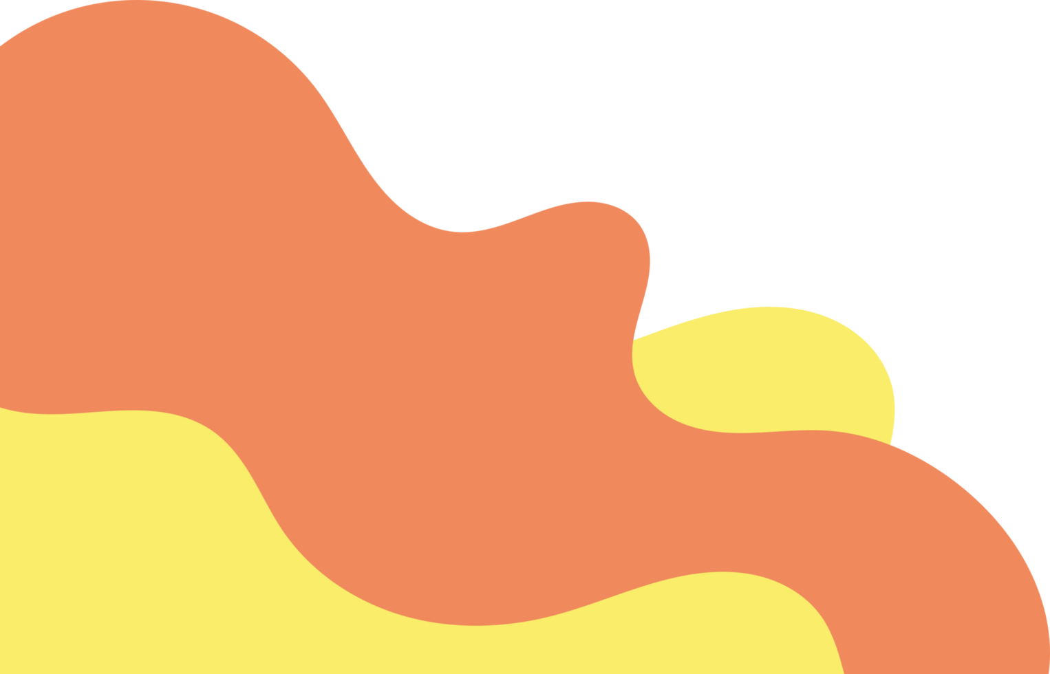 yellow orange wavy corner. fluid corner illustration suitable for background, layout, banner. free png