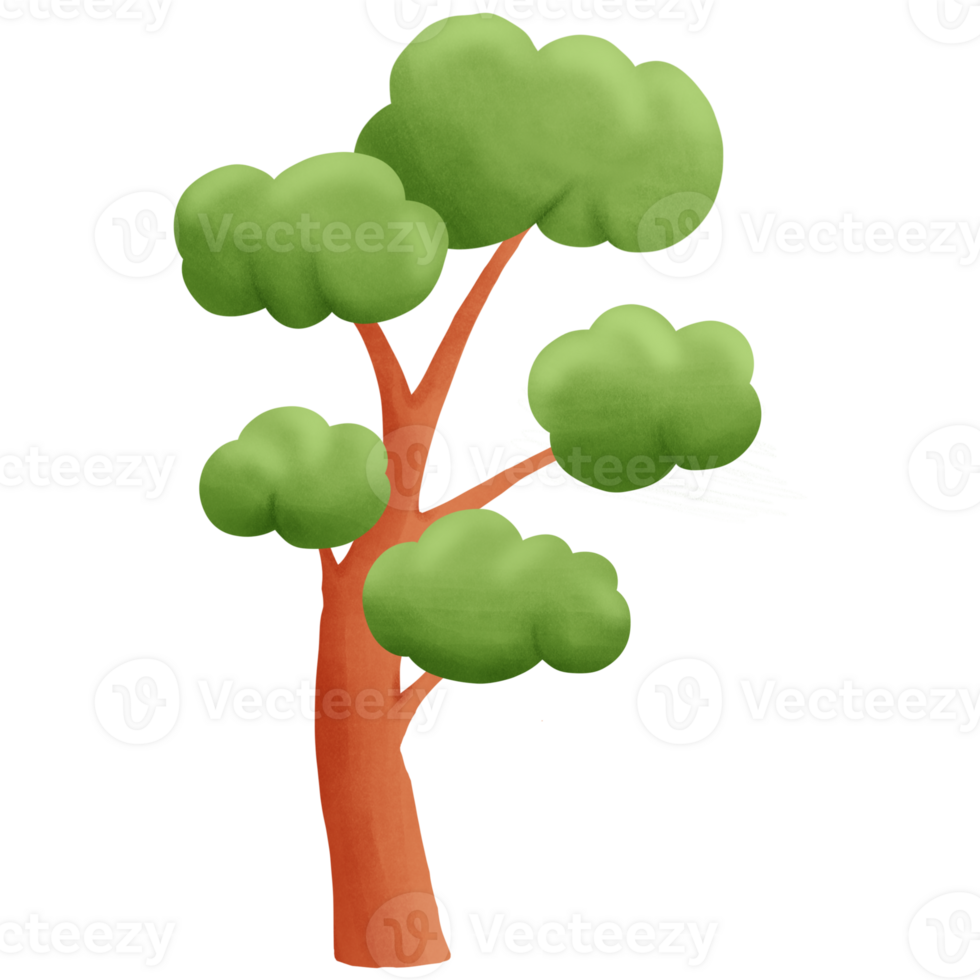 Many tree elements.designed for use with digital projects, websites, templates. png