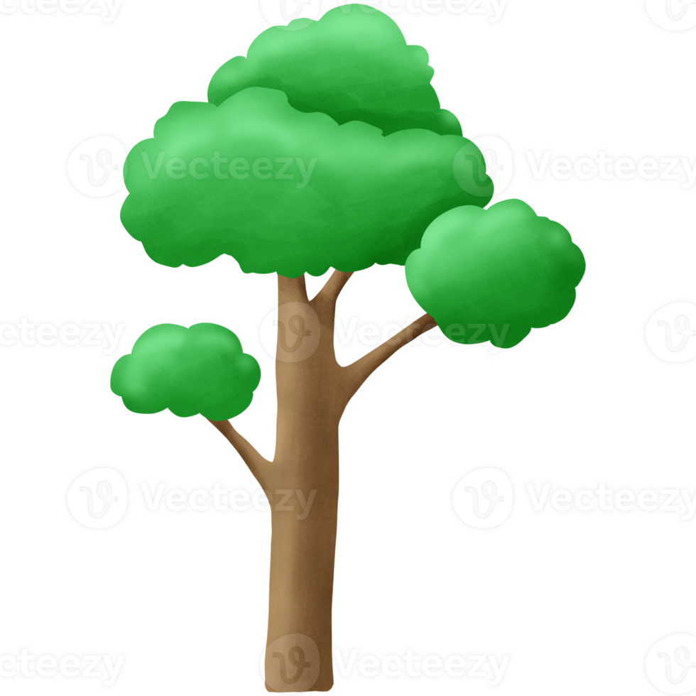 Many tree elements.designed for use with digital projects, websites, templates. png