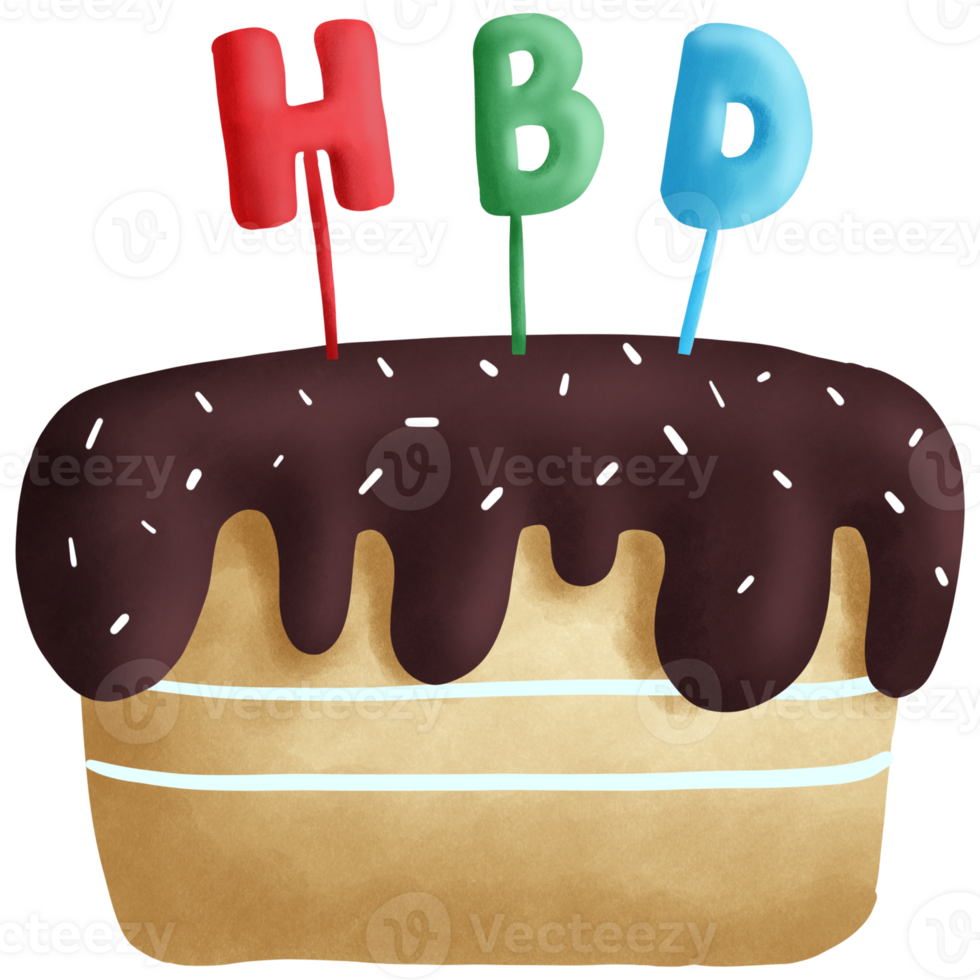 Birthday element. design for digital work, decoration work or website. png