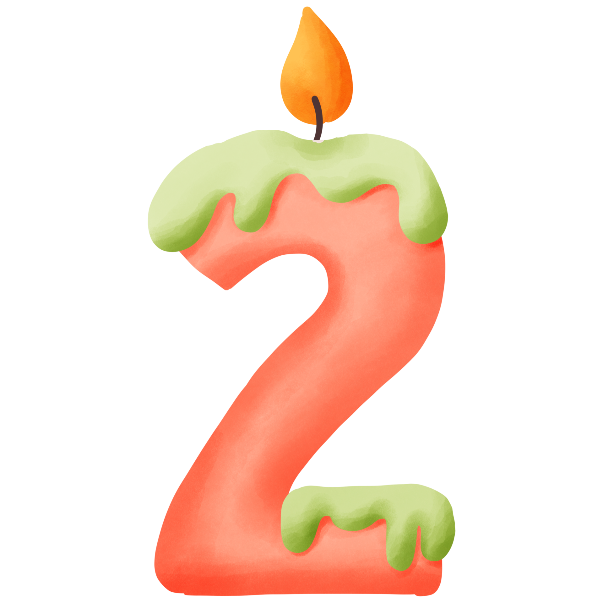 Birthday element. design for digital work, decoration work or website