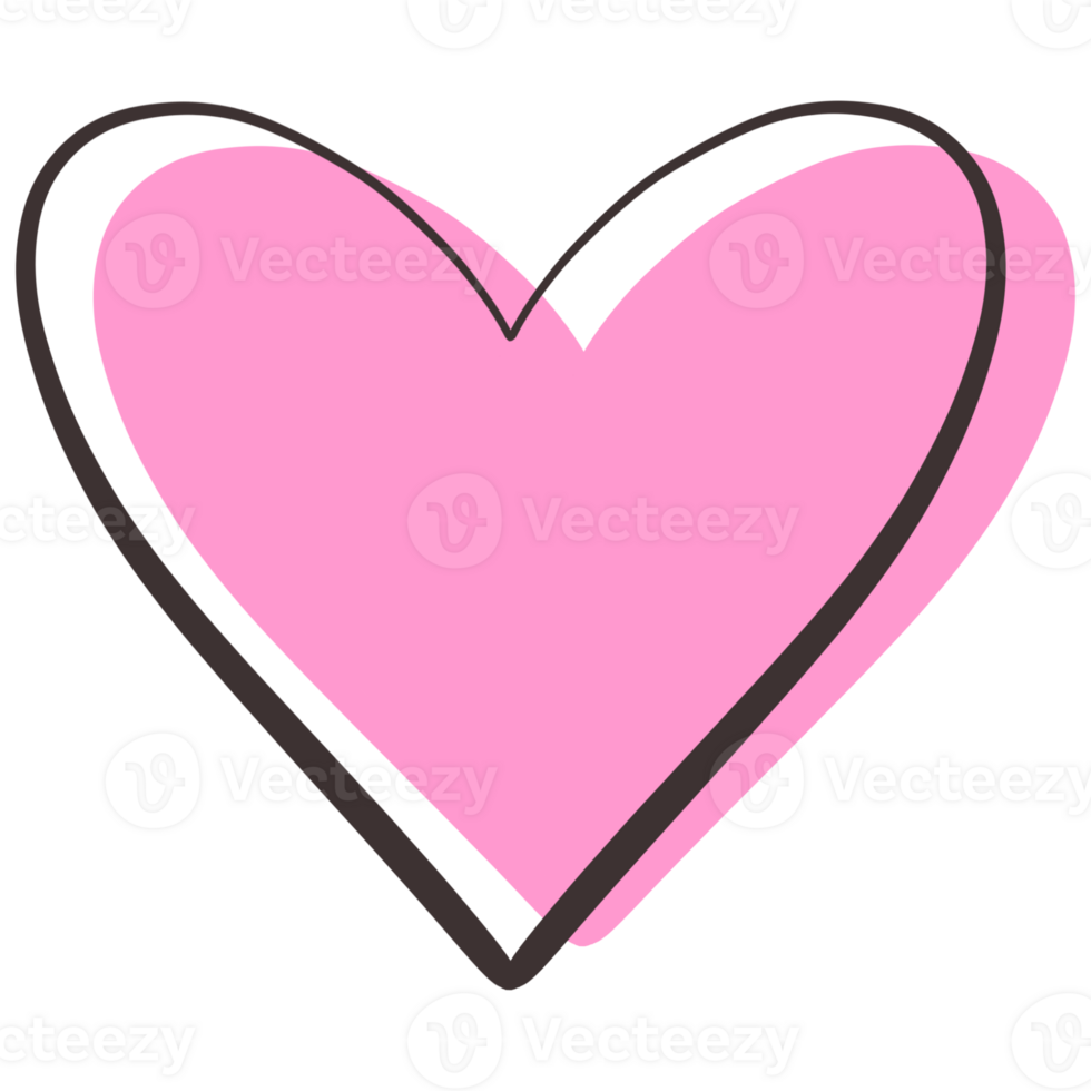 Heart shaped clip art objects Design for digital media, websites, templates, and more. png