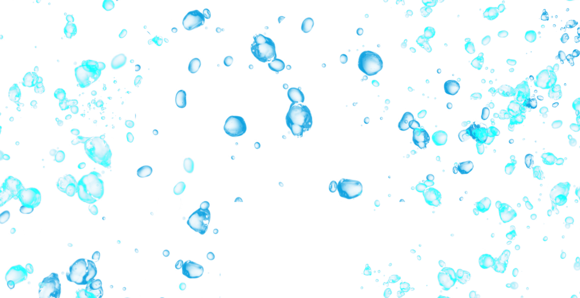 A realistic high quality water bubbles isolated on transparent background. Overlay water bubbles