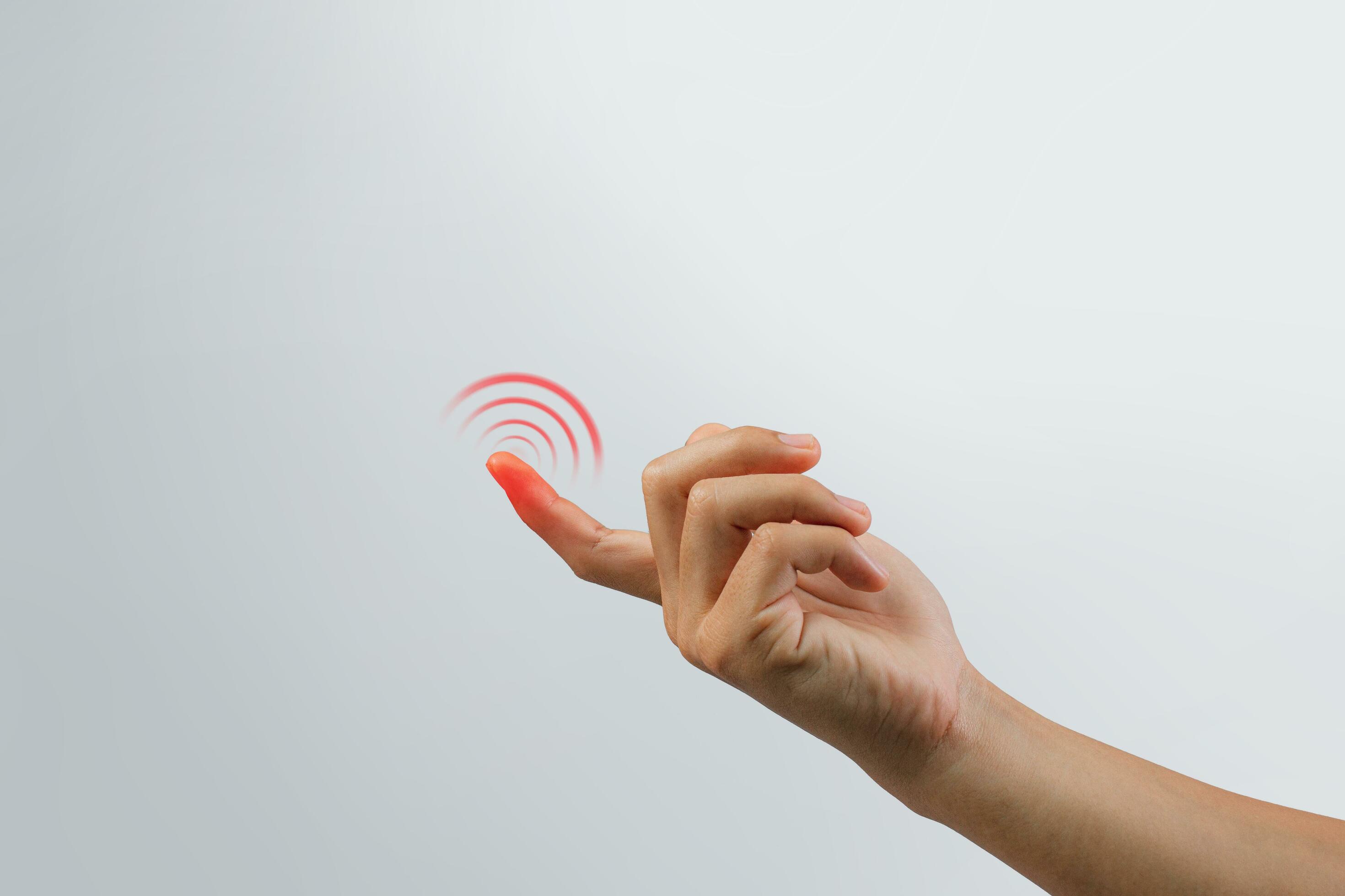 Healthcare Concept for Medical Symptom. Numbness and Pain in Fingertips