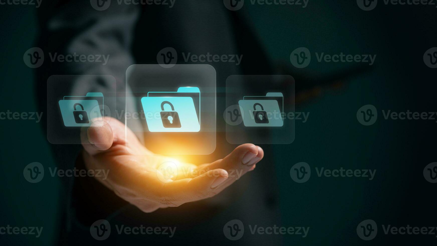 la seguridad cibernética y datos proteccion en el digital negocio mundo, asegurando intimidad y en línea seguridad. la seguridad cibernética y intimidad conceptos foto