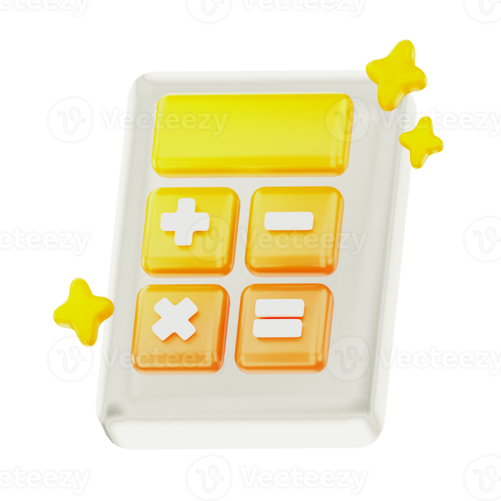 Calculator 3d User Interface Icon png