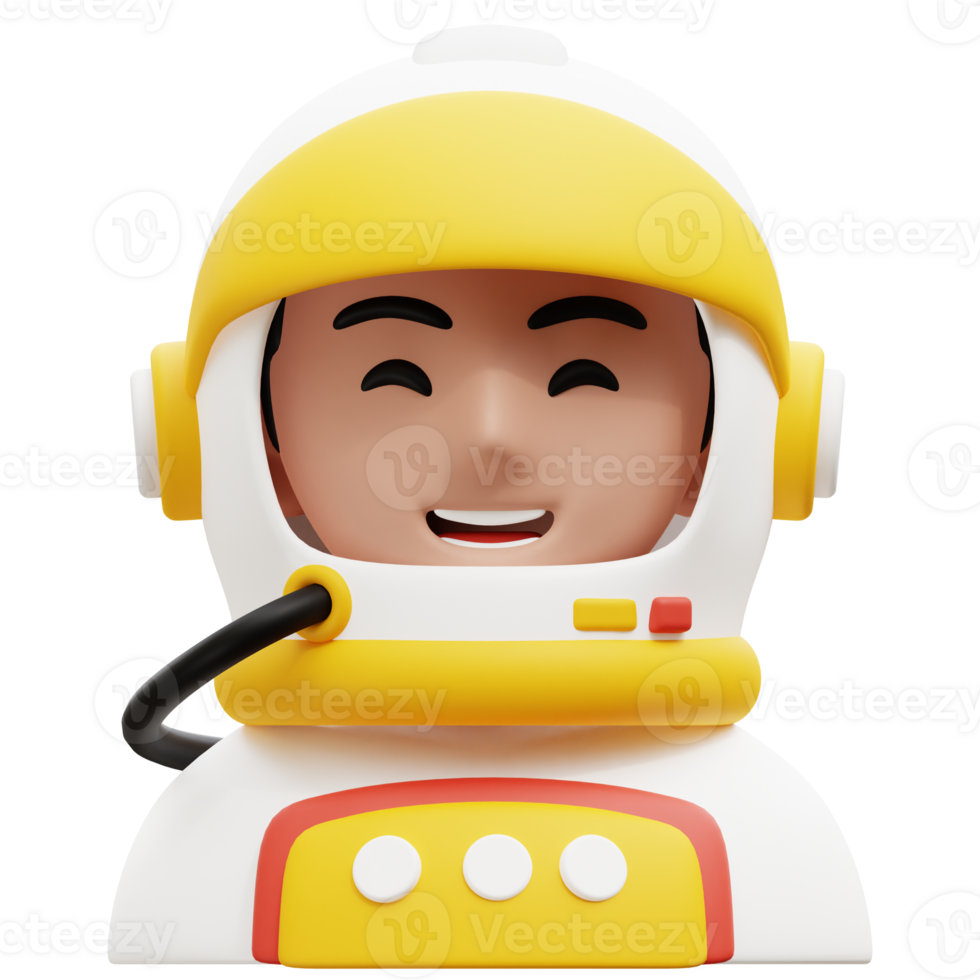 Astronaut 3D Profession Avatars Illustrations png