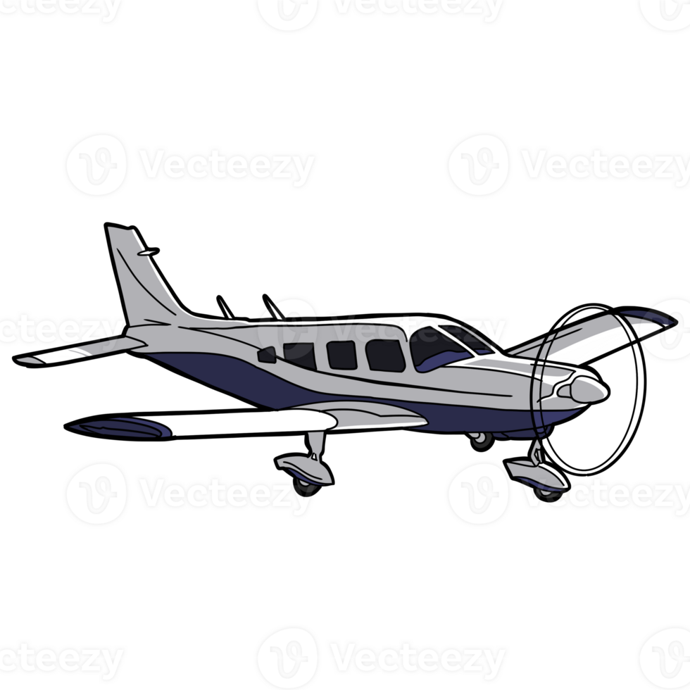 propeller plane flying in the sky png