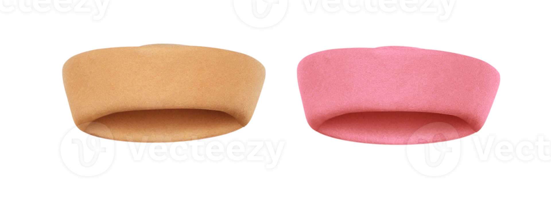 Fashion sailor hat, brown, pink, PNG transparent