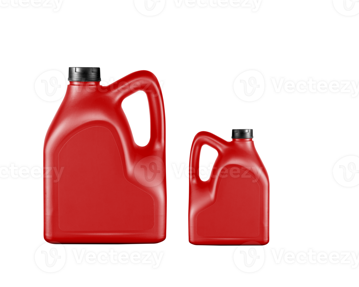 Plastic canister for machine oil PNG transparent