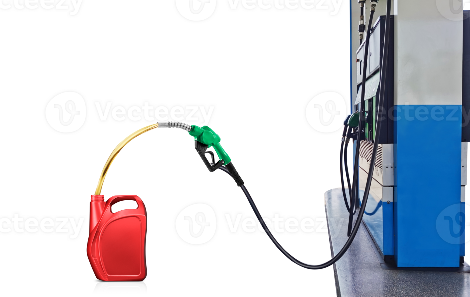 gasoline pump nozzle Refueling red gallon PNG transparent