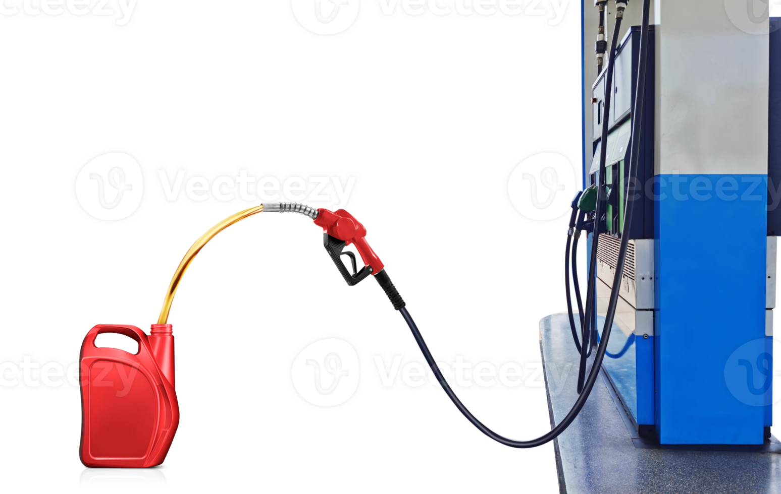 gasoline pump nozzle Refueling red gallon PNG transparent