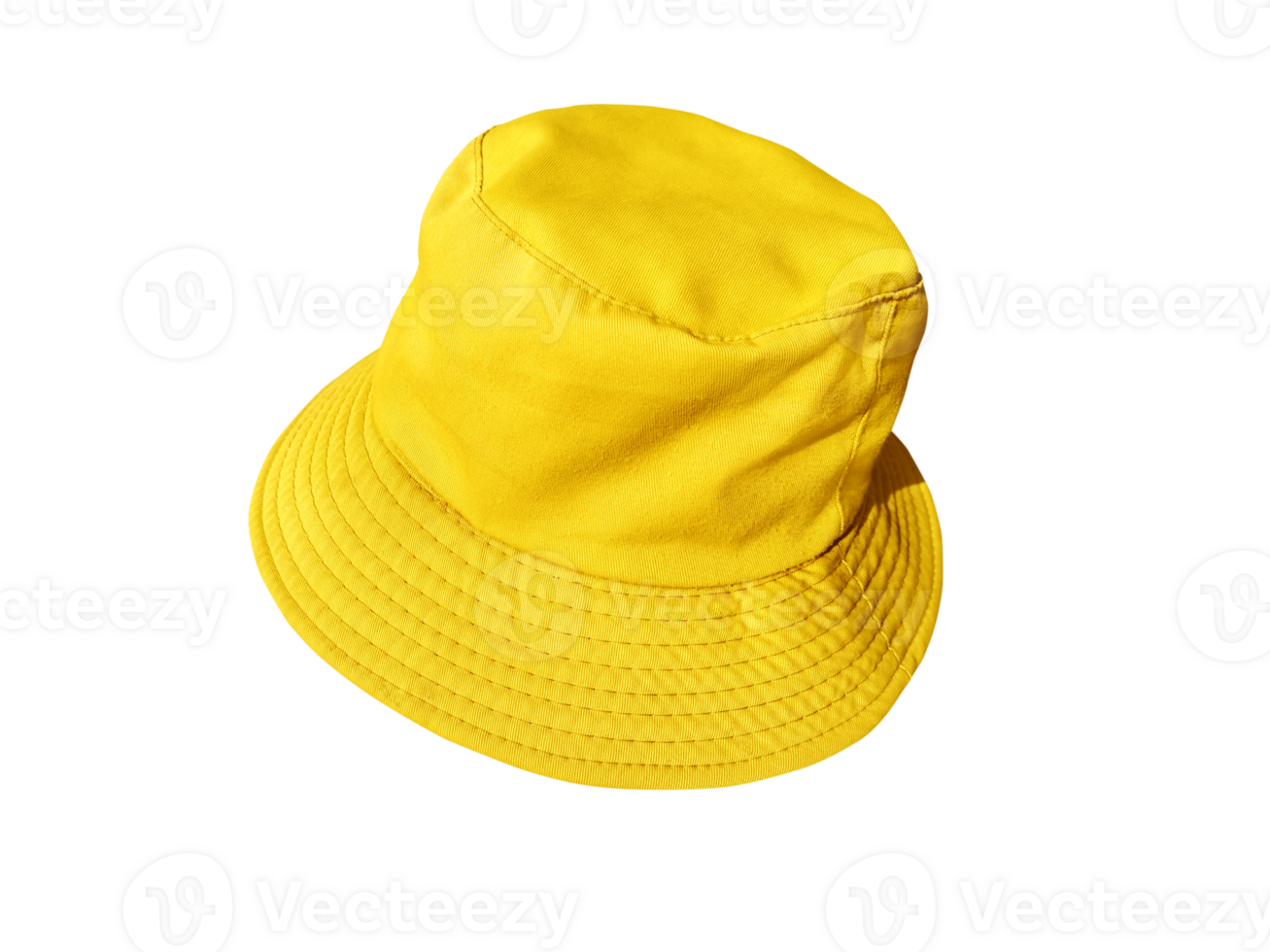 yellow bucket hat PNG transparent