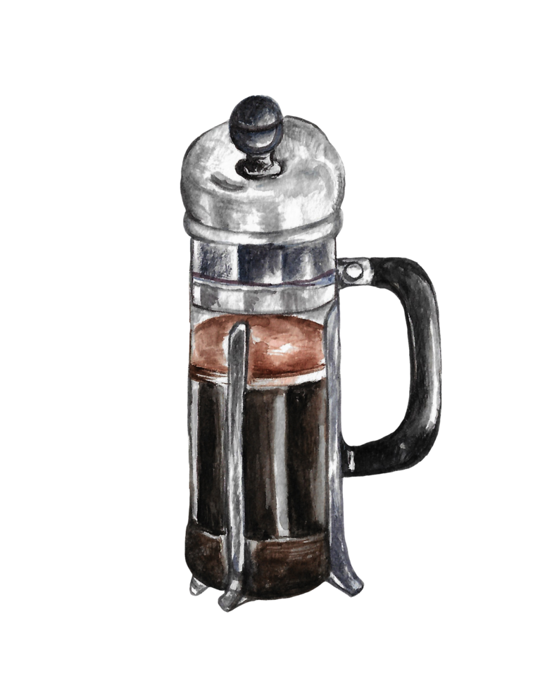 acquerello caffè fabbricazione attrezzatura png