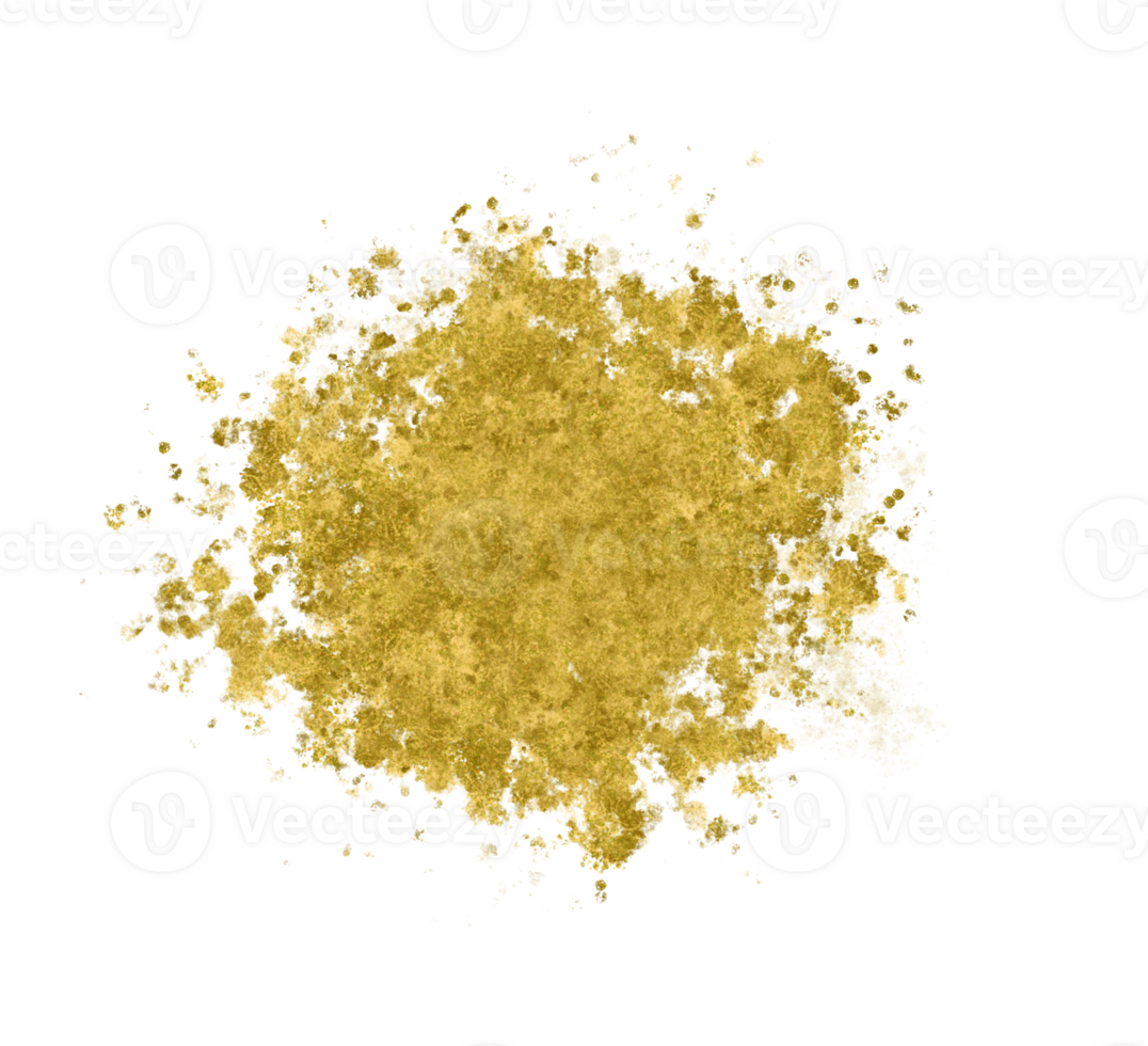 golden stain gold paint smear stroke stain set. Abstract gold glittering textured art illustration. Abstract gold glittering textured art illustrationIsolated on transparent background PNG file