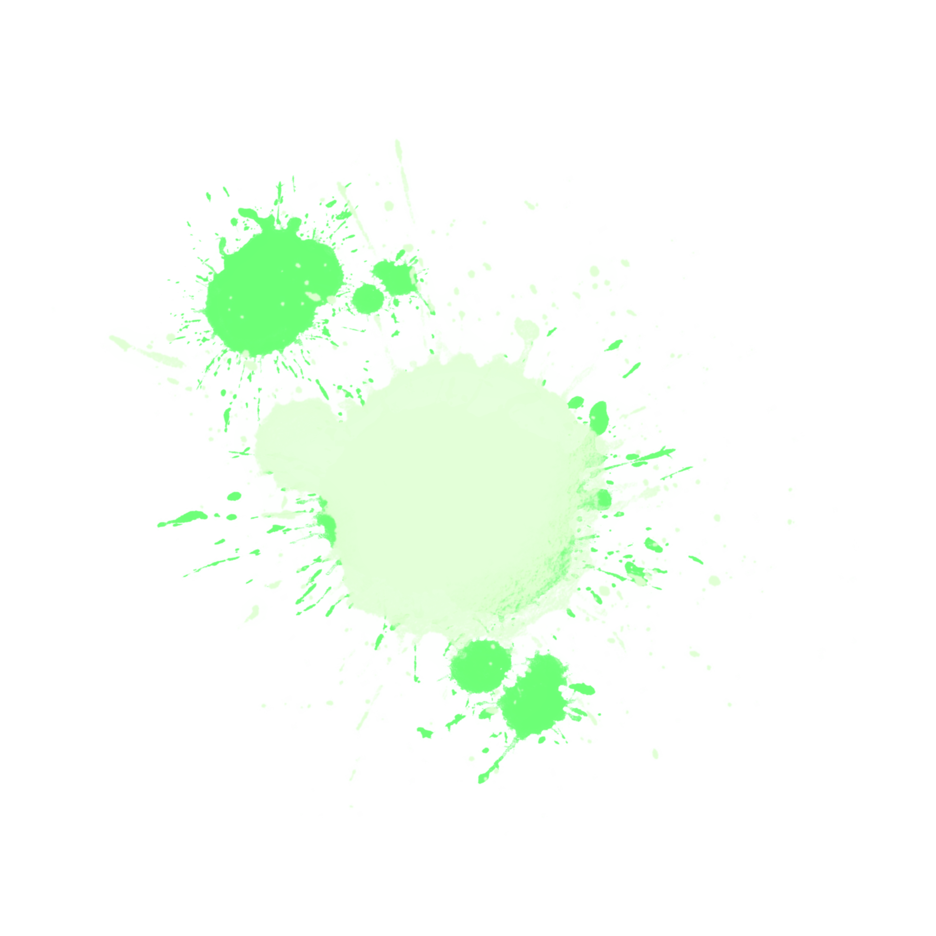 Abstract green watercolor liquid ink splashes hand drawn 26799021 PNG