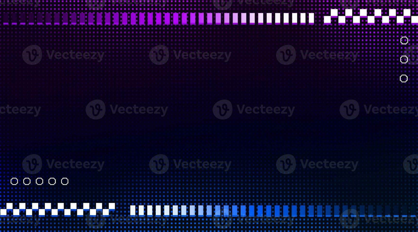 LED Point Abstract Background With Blue And Purple Gradient Colors On Black photo