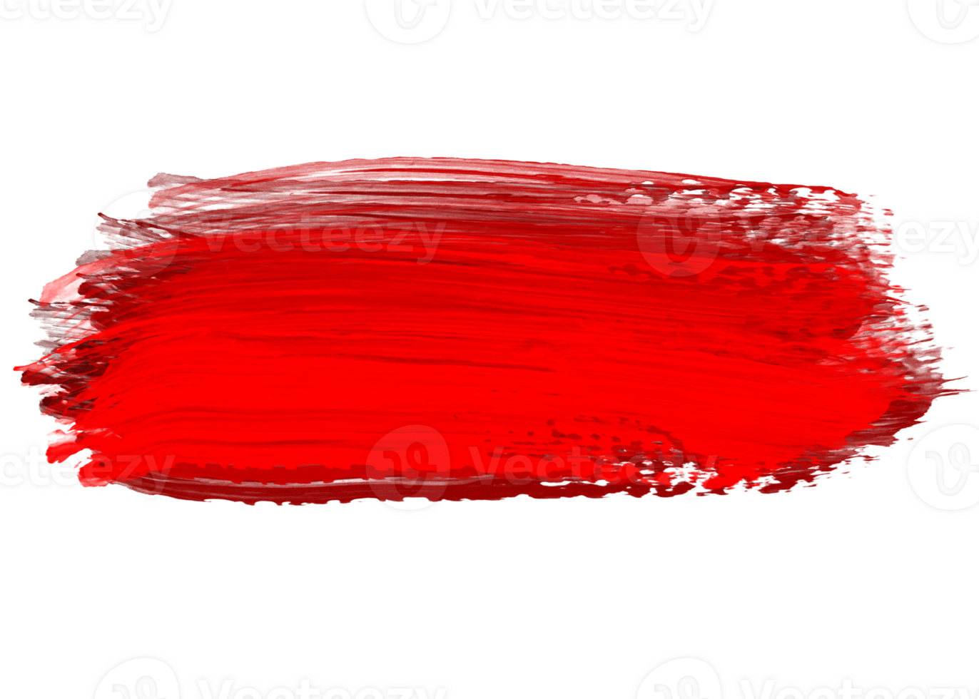 Red oil brush stroke png