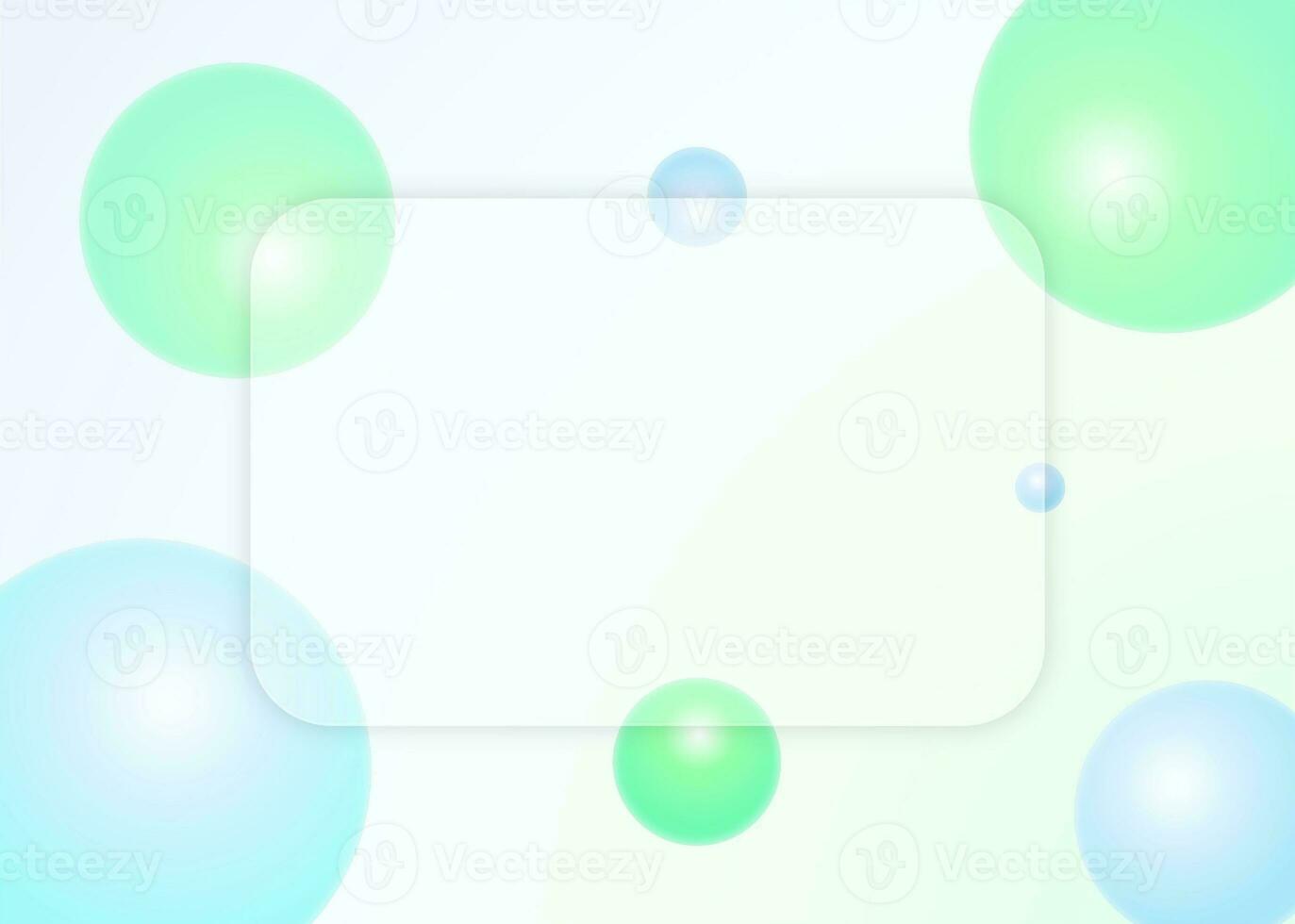 glass morphism and sphere pastel colors business abstract background photo