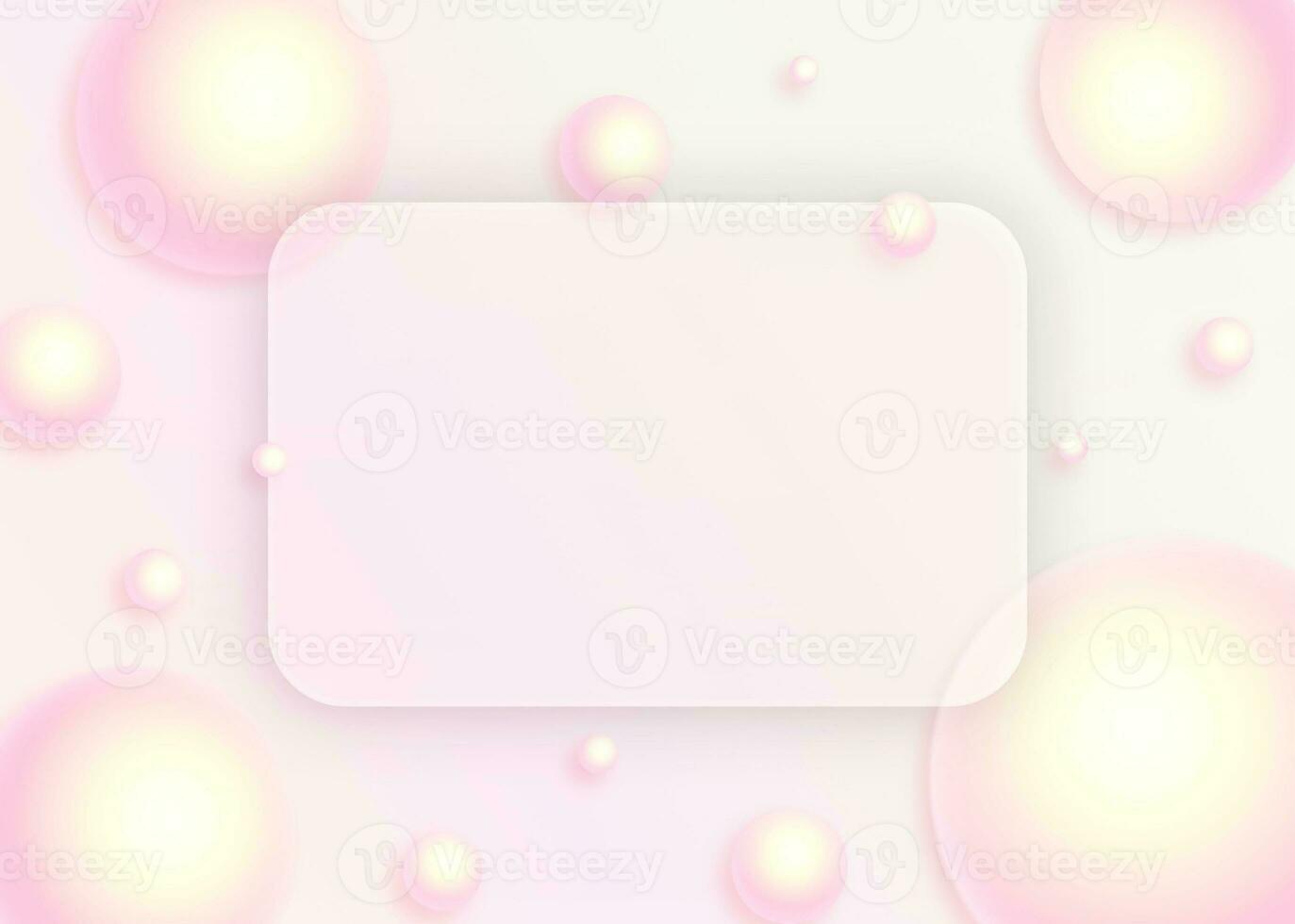 cute gradient pastel colors glass morphism and sphere business abstract background photo