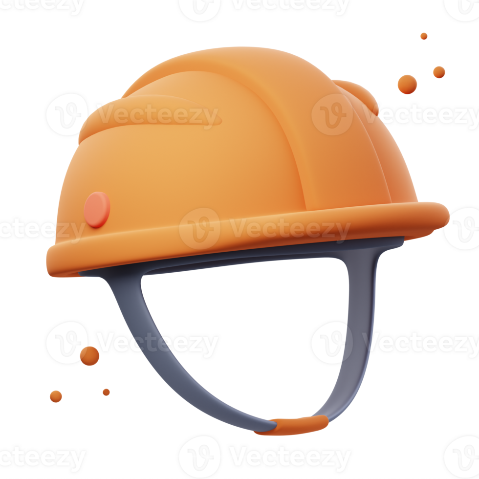 3d ilustración hacer de difícil casco icono diseños Perfecto para construcción, seguridad, ingeniería, y de temática industrial proyectos a mejorar tu diseños png