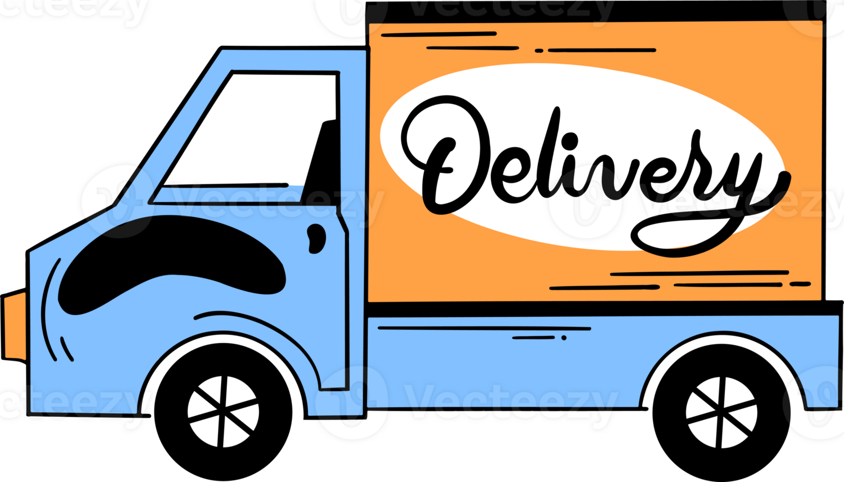 delivery car illustration png