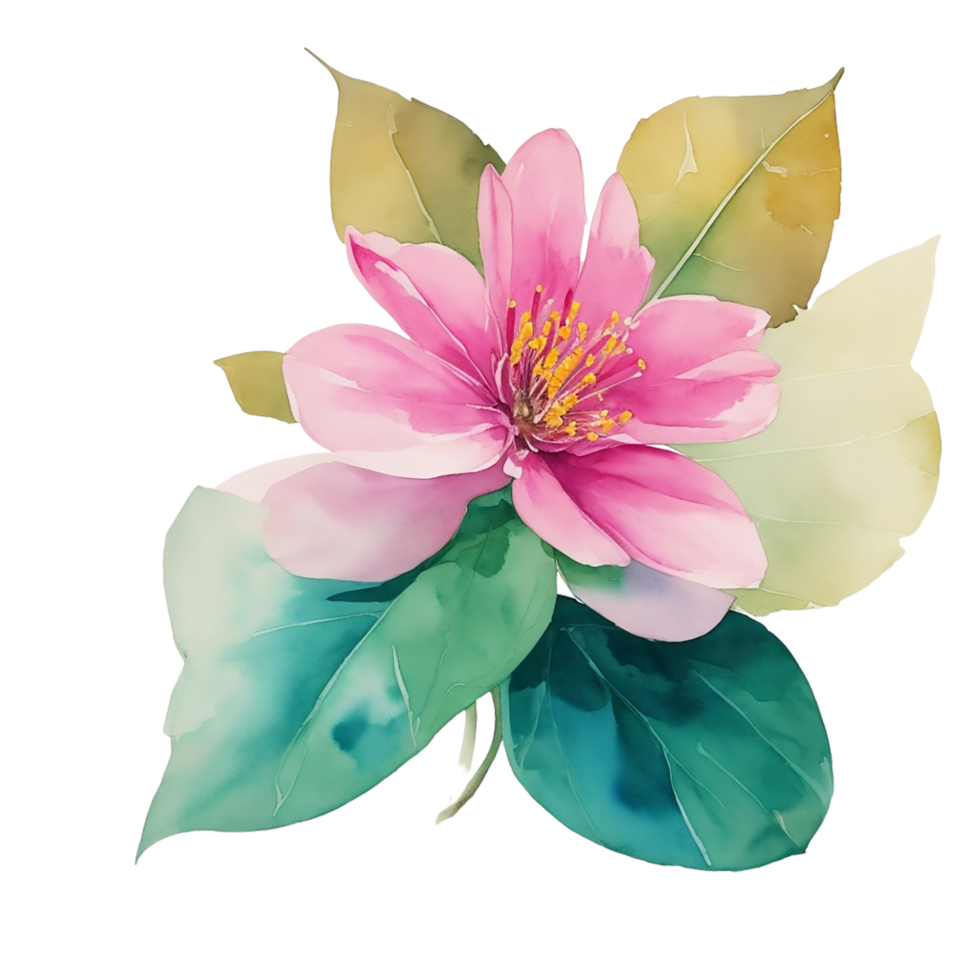 Ai Generated, Watercolor Flower, Floral watercolor, Watercolor Flower ...