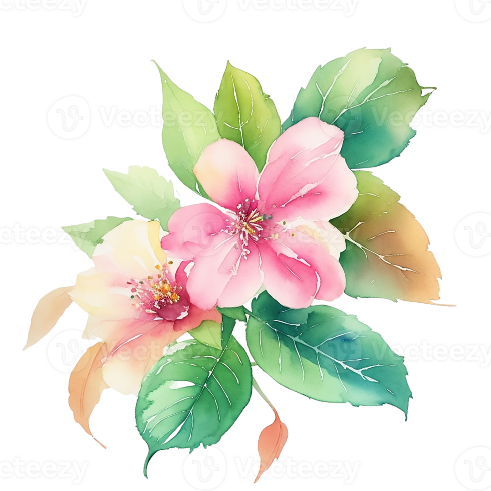 , Watercolor Flower, Watercolor Floral Design, Watercolor Clipart Flower, Watercolor png