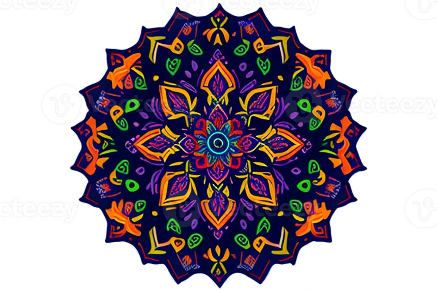 ai genererad, mandala design, mandala png