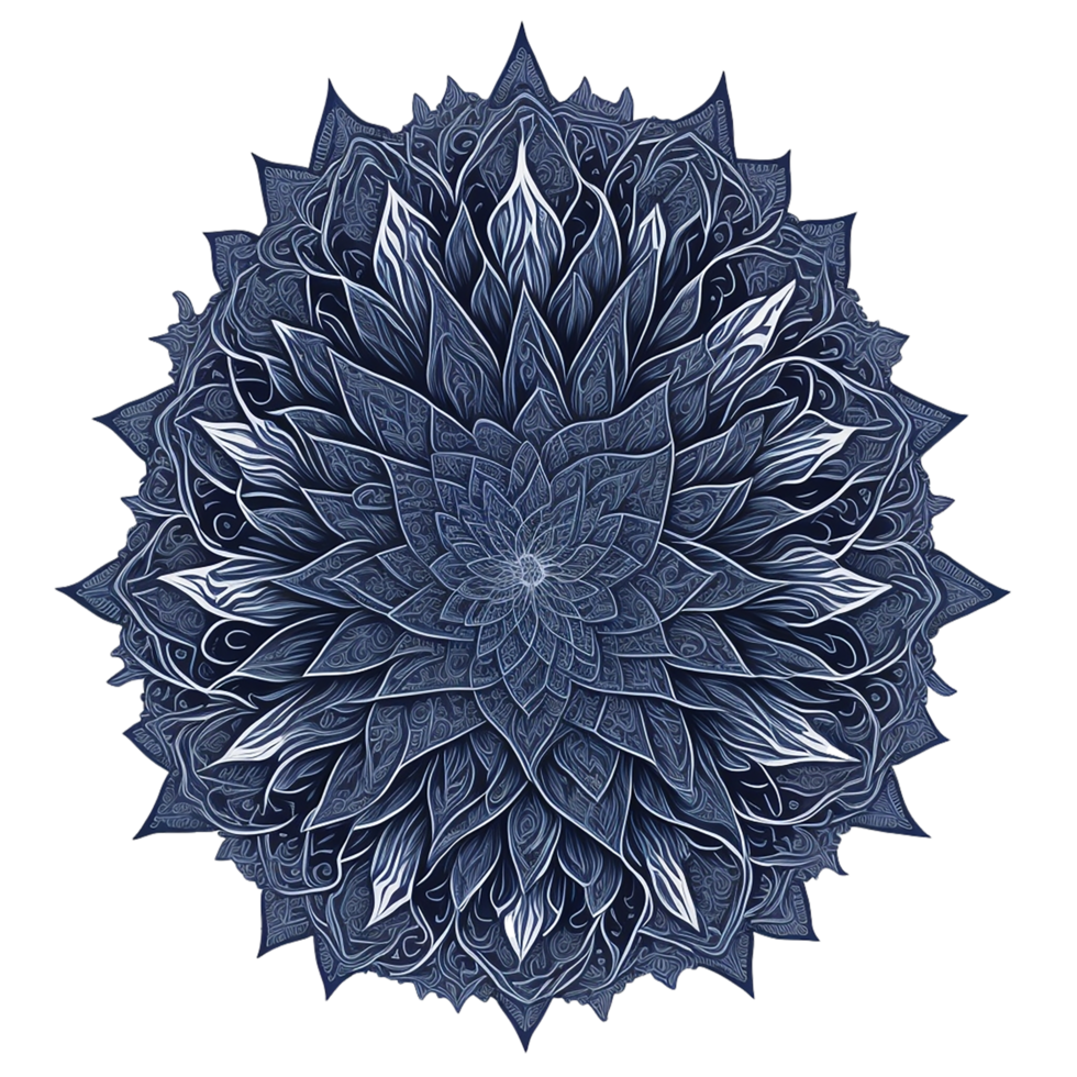 ai generado, mandala diseño, mándala, hermosa mandala png