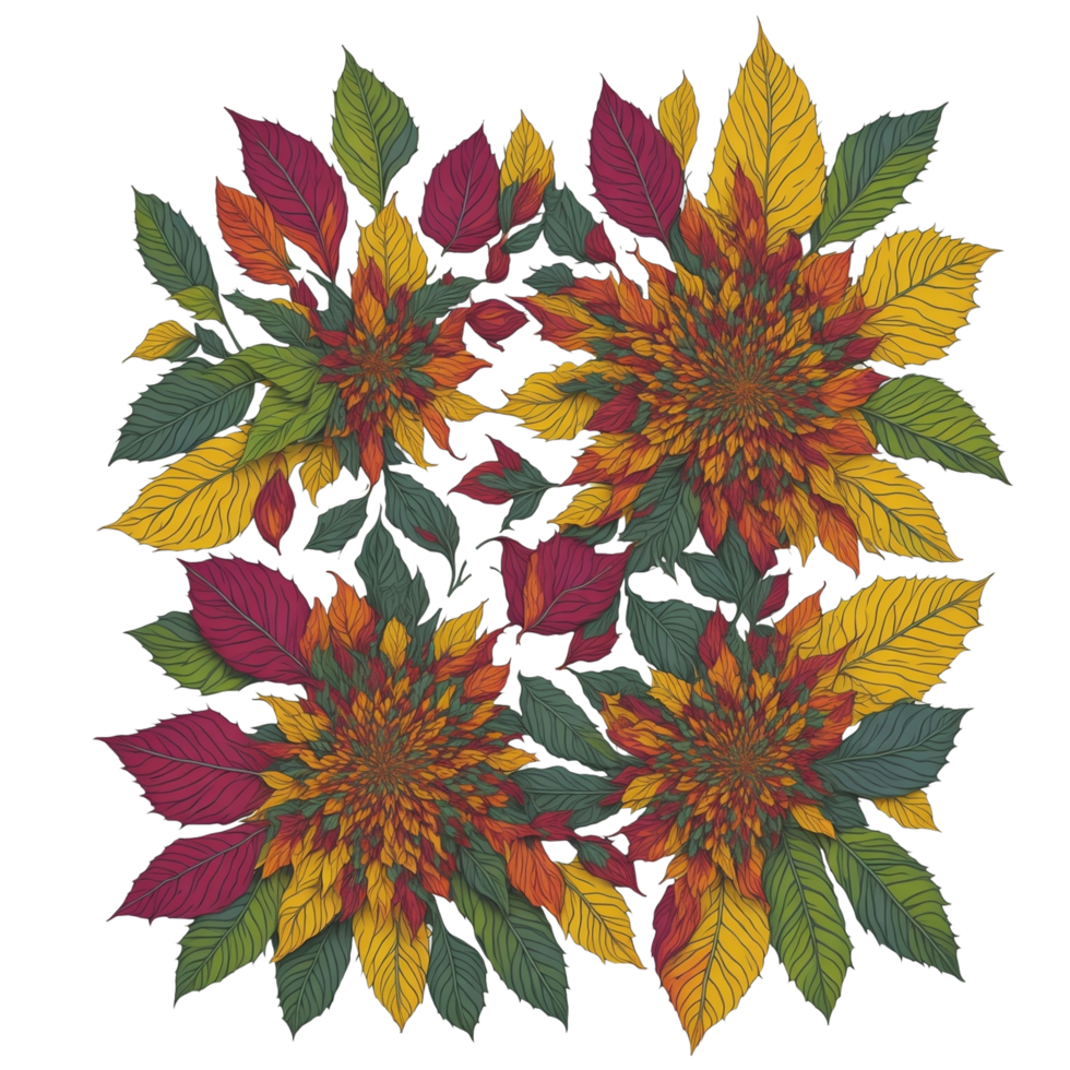 ai genererad, mandala design, mandala, skön mandala png