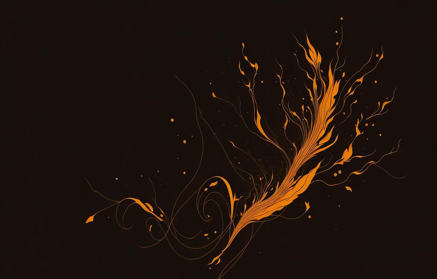 Abstract Background, Black Background, Black And Orange Color Background, photo