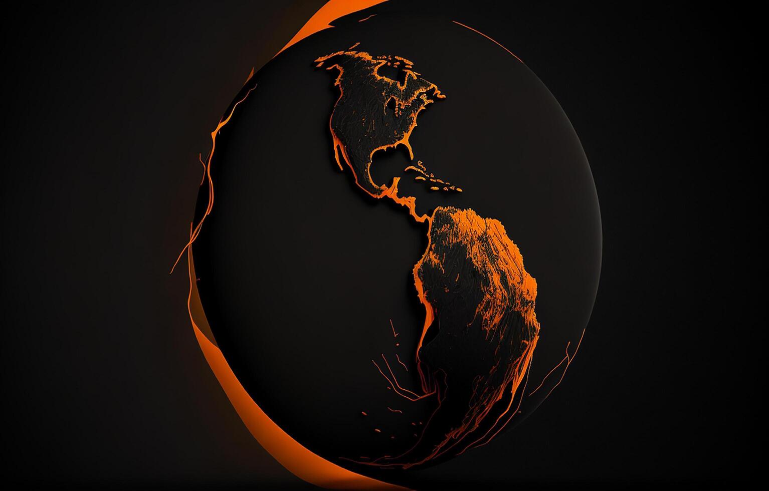Black Abstract Background, Black Background, Black With Orange Background photo
