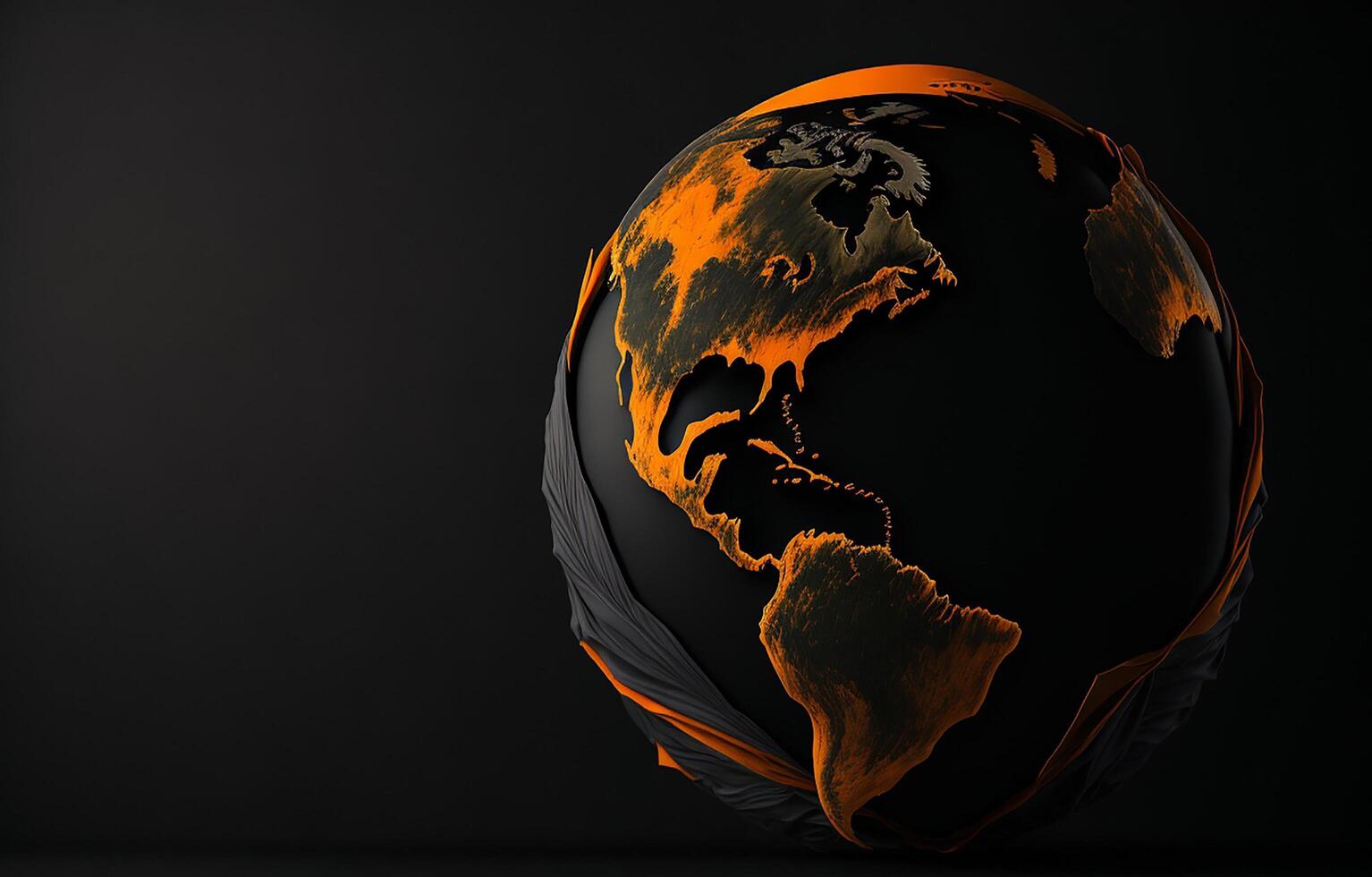 Black Abstract Background, Black Background, Black With Orange Background photo