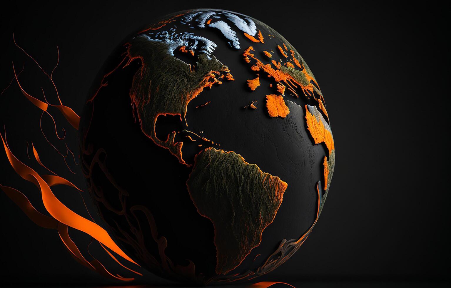 Black Abstract Background, Black Background, Black With Orange Background photo