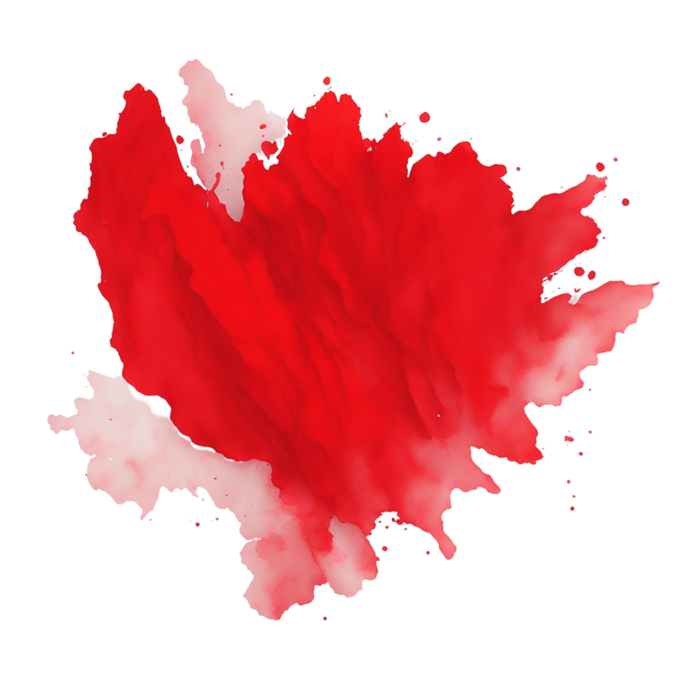 Red Watercolor brush stroke, Blue Watercolor brush stroke, Watercolor brush, Brush, Brush Stroke, Ai Generated png